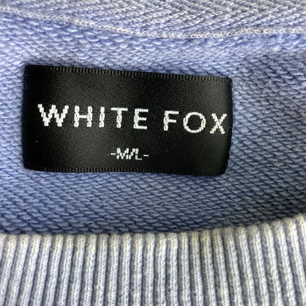 White Fox Light Blue Sweatshirt and Sweatpants Set – Medium - Picture 6 of 16